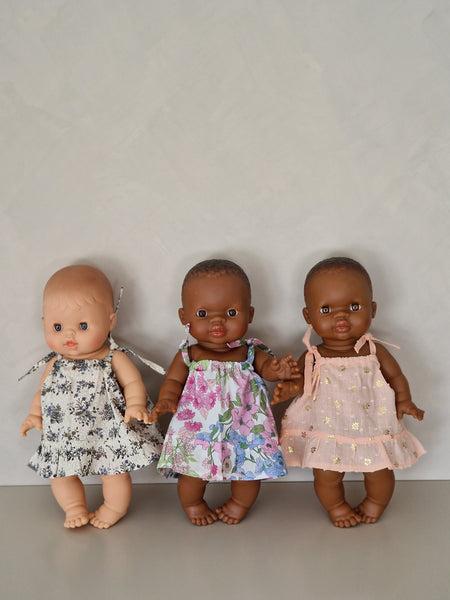 Puppenkleid für die Paola Reina und die Minikane Puppe