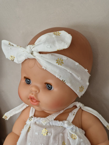 Puppenkleid mit passendem Stirnband