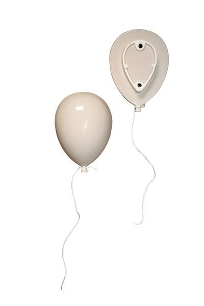Luftballon aus Keramik beige