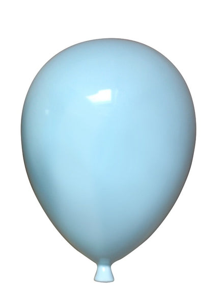 Luftballon aus Keramik hellblau